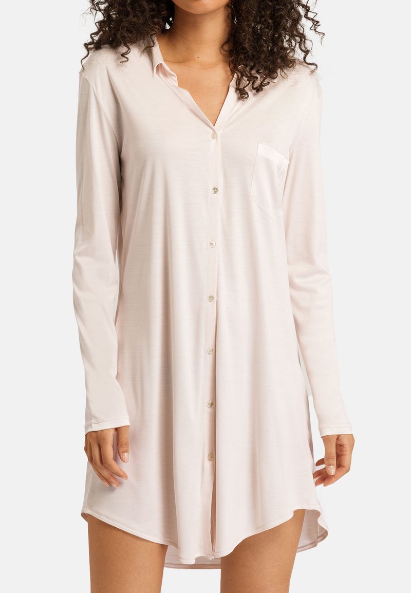 Hanro GRAND CENTRAL - Chemise de nuit / Nuisette - moonlight/blanc - ZALANDO.FR