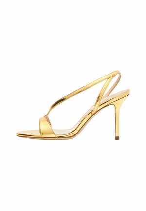 Paula - Højhælede sandaletter / Højhælede sandaler - gold - metal