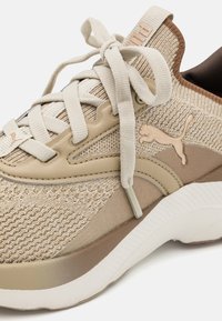 Puma SOFTRIDE MAYVE - Trainingsschoen - haute coffee/oak branch/desert dust