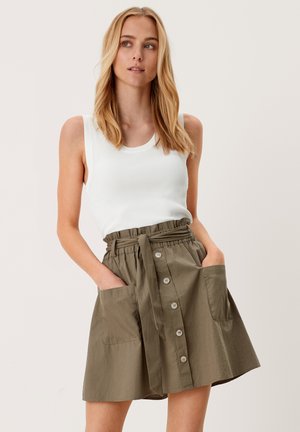 MIT PAPERBAG BUND - Gonna a campana - light green