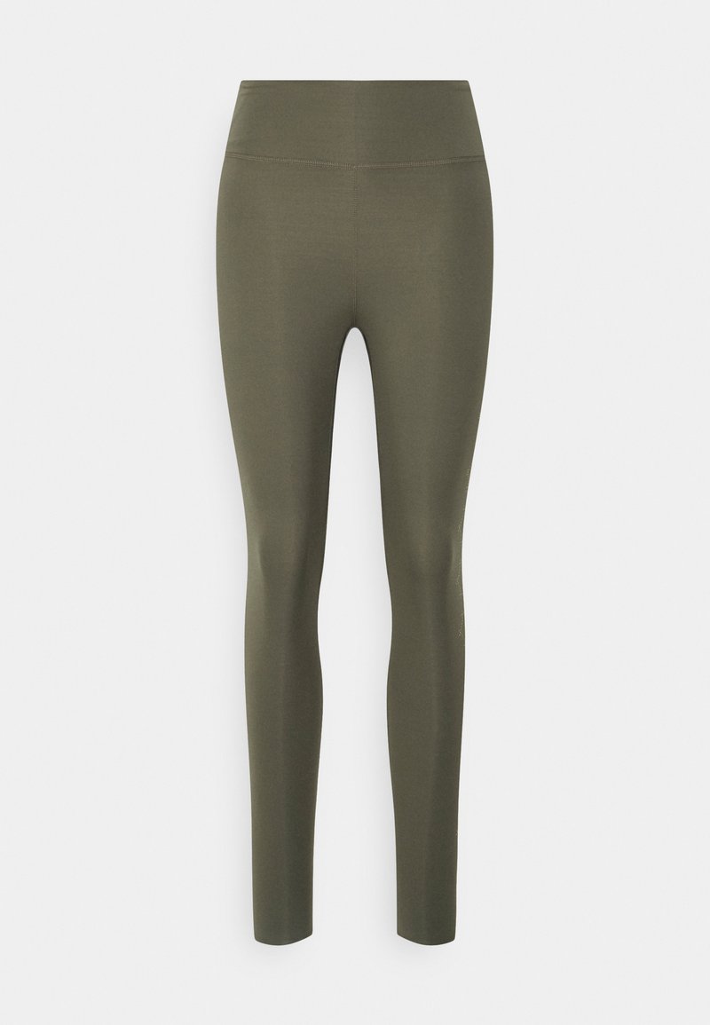 Damen Sportbekleidung | Nike Performance ONE LUXE Tights medium olive/metallic gold/khaki - KT06116 Damen Sportbekleidung | Nike Performance ONE LUXE Tights medium olive/metallic gold/khaki - KT06116