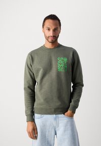 Scotch & Soda LEFT CHEST LOGO - Sweatshirt - thyme