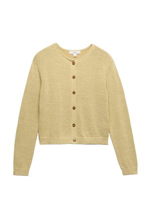 Marks & Spencer, BUTTON THROUGH - Chaqueta de punto - camomile