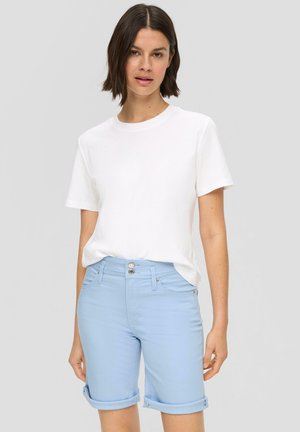 s.Oliver, BERMUDA MID RISE - Jeans Shorts - blau