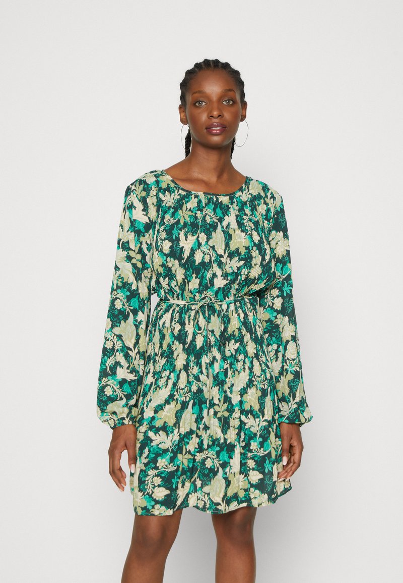 JDY JDYCORA MIDI DRESS - Φόρεμα ημέρας - scarab/bosphorus