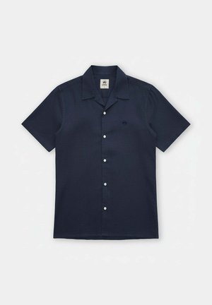 ALTONADOCK, CAMISA SHORT SLEEVE COAST BEIGE - Camisa - azul