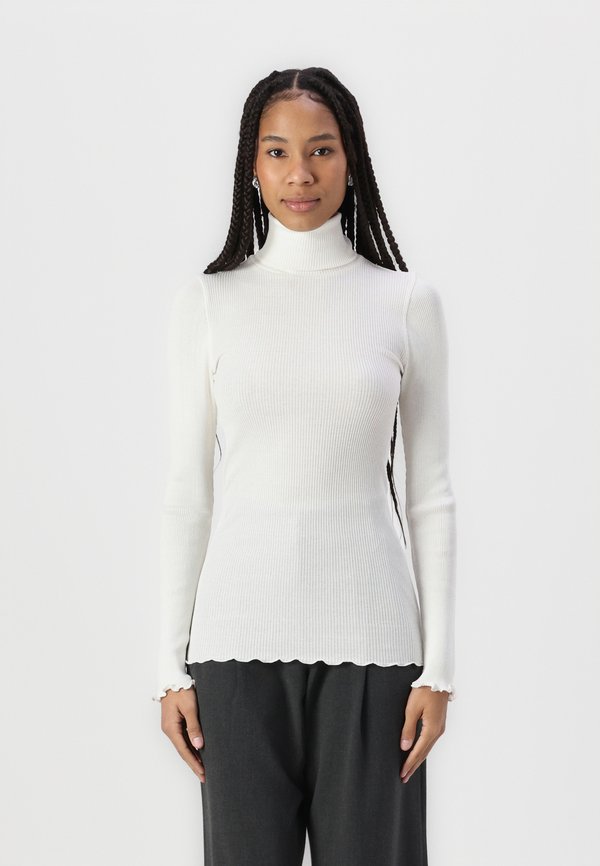 ROLLER NECK - Long sleeved top - ivory