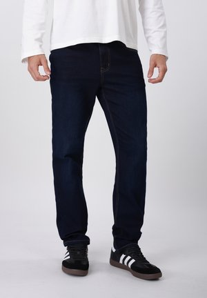 Džínsy s rovným strihom - dark blue denim