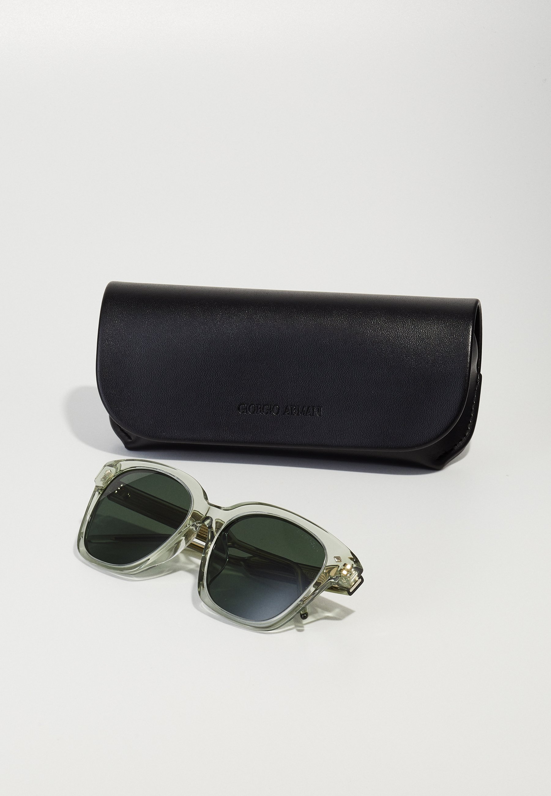 Giorgio Armani UNISEX - Sunglasses - transparent green/light