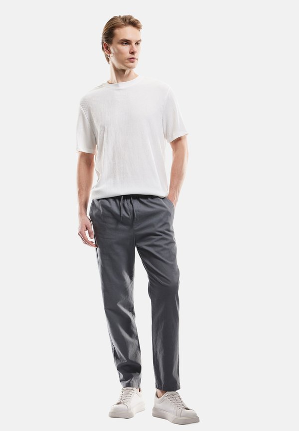 DRAWSTRING - Stoffhose - anthracite