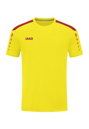 POWER - Print T-shirt - gelbrot