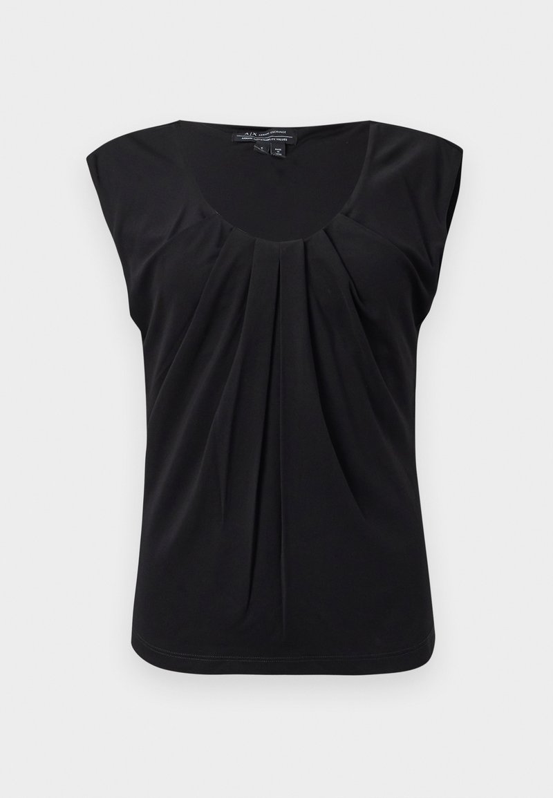 Armani Exchange T-shirt basic zwart