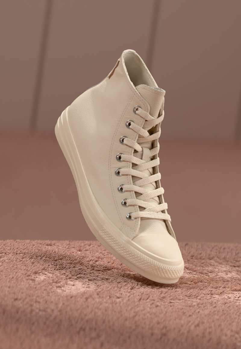 Converse CHUCK TAYLOR ALL STAR UNISEX - Sneaker high - light dune/black ...