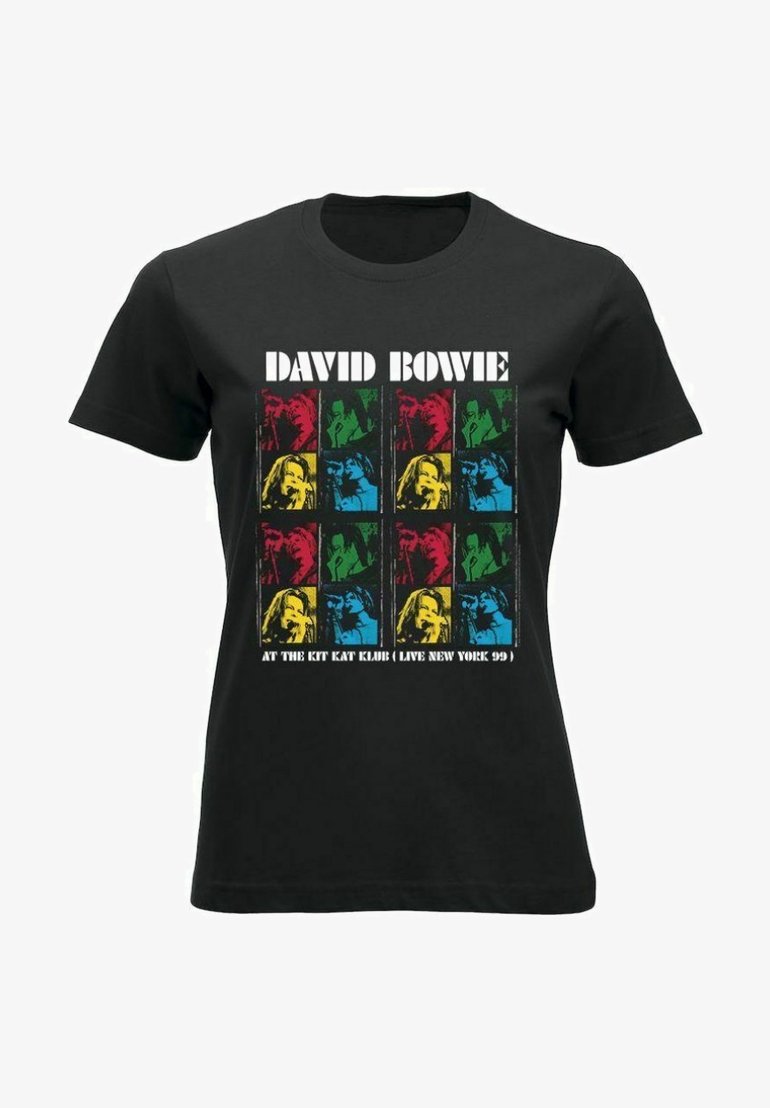 rockshirts DAVID BOWIE NEW YORK KIT KAT CLUB Print T-shirt
