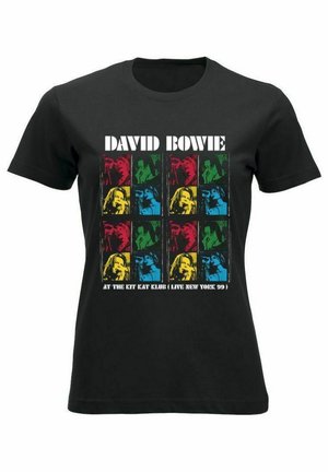 DAVID BOWIE NEW YORK KIT KAT CLUB  - Printtipaita - black