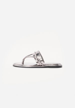BAIRD - Sandales tongs - silver coloured