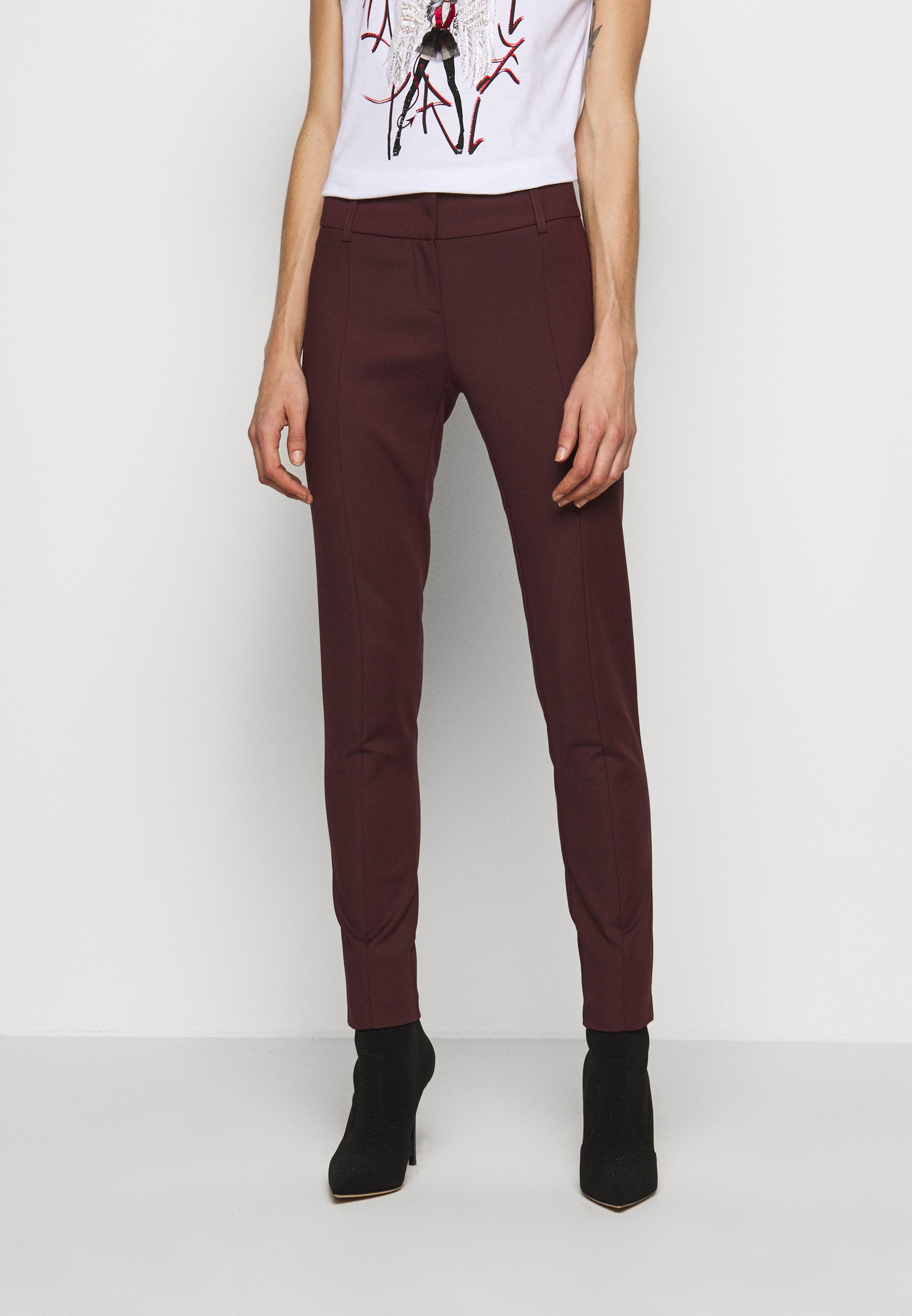 Patrizia Pepe LOW FIT PANT Bukse violet swansyrin Patrizia Pepe LOW FIT PANT - Bukse - navy