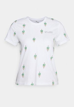 ONLKITA HANGING - Camiseta estampada - bright white