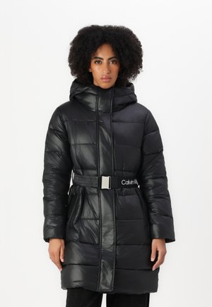 Calvin Klein Jeans PADDED FITTED JACKET - Winter coat - black