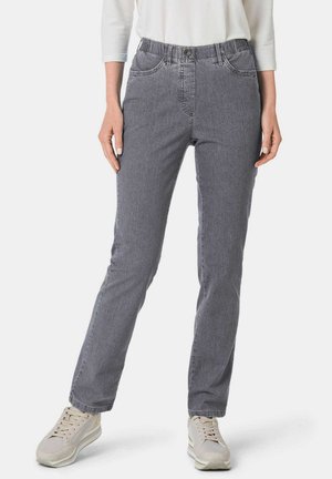 MARTHA EDEL GESCHMÜCKTE - Straight leg jeans - grey