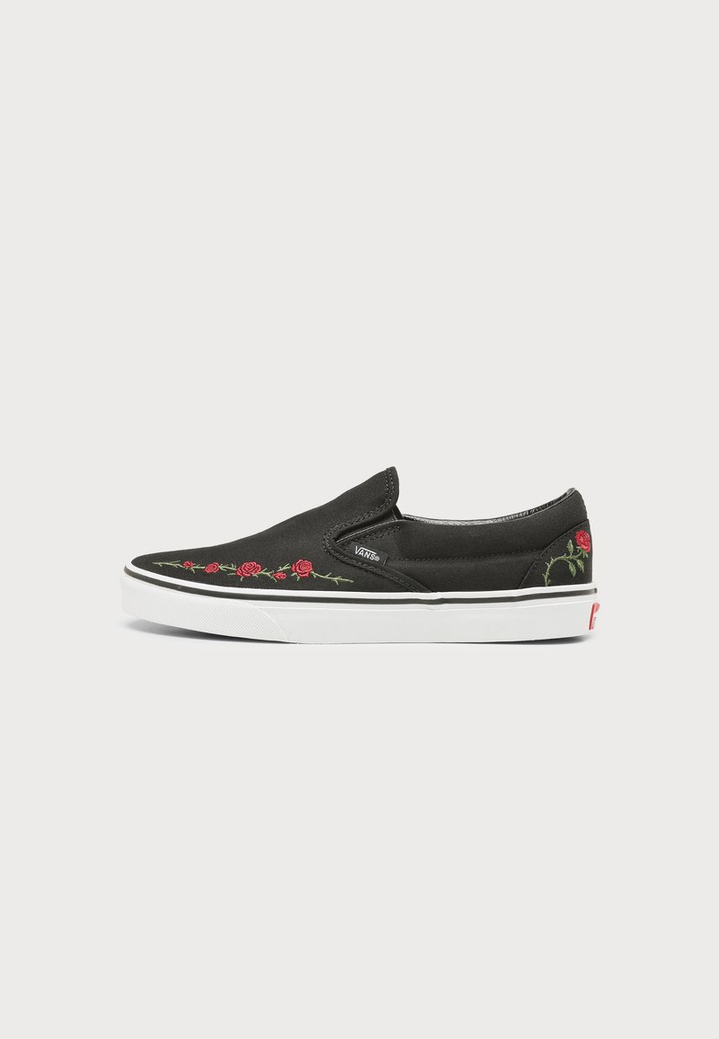 Vans CLASSIC rose embroidery black/red/black