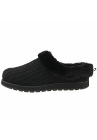 Skechers BOBS GEFÜTTERT KEEPSAKES ICE SCH - Sandalias planas - schwarz