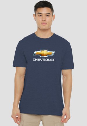 CHEVROLETS CHEVY BOWTIE STACKED - Print T-shirt - dark blue