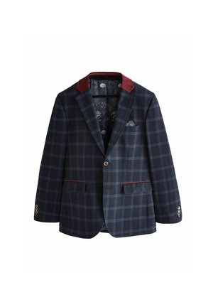 TAILORED FIT CHECK FLANNEL  - Blazere - navy blue