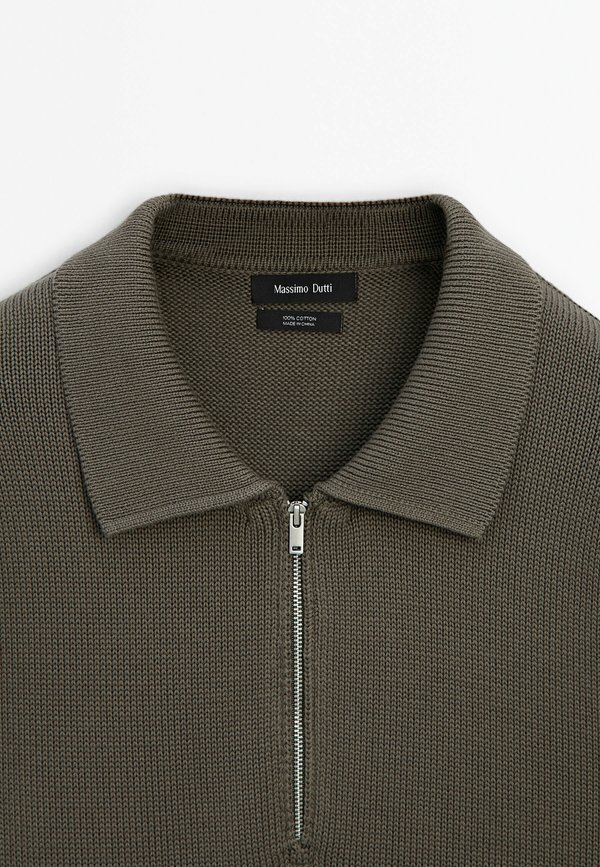 WITH COLLAR  - Jumper - khaki4