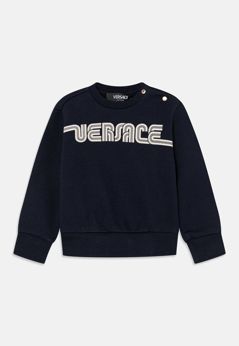 Versace - STAMPA LOGO UNISEX - Sweatshirt - navy/sabbia, Forstørre