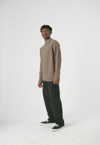 Cleptomanicx CLASSICO LIGULL - Strickpullover - heather olive gray