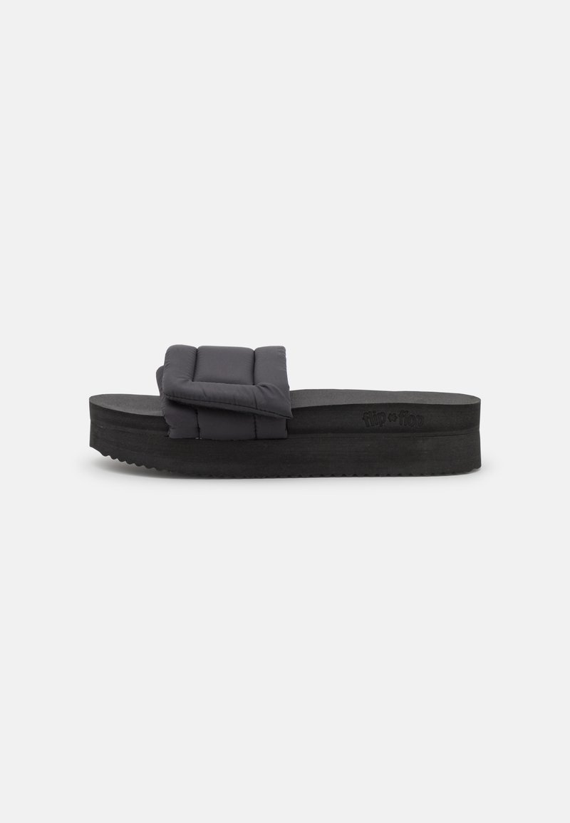 Damen Flache Pantoletten | flip*flop POOL HI PADDY Pantolette flach black/schwarz - GR22564 Damen Flache Pantoletten | flip*flop POOL HI PADDY Pantolette flach black/schwarz - GR22564