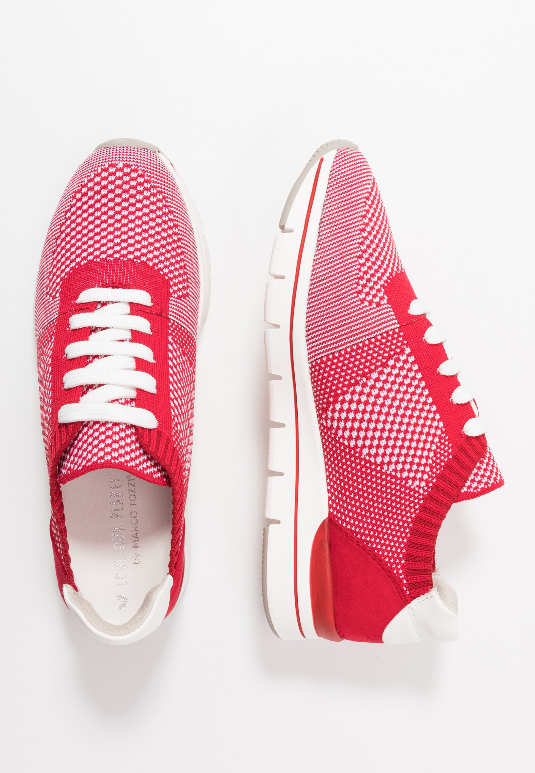 marco tozzi red trainers
