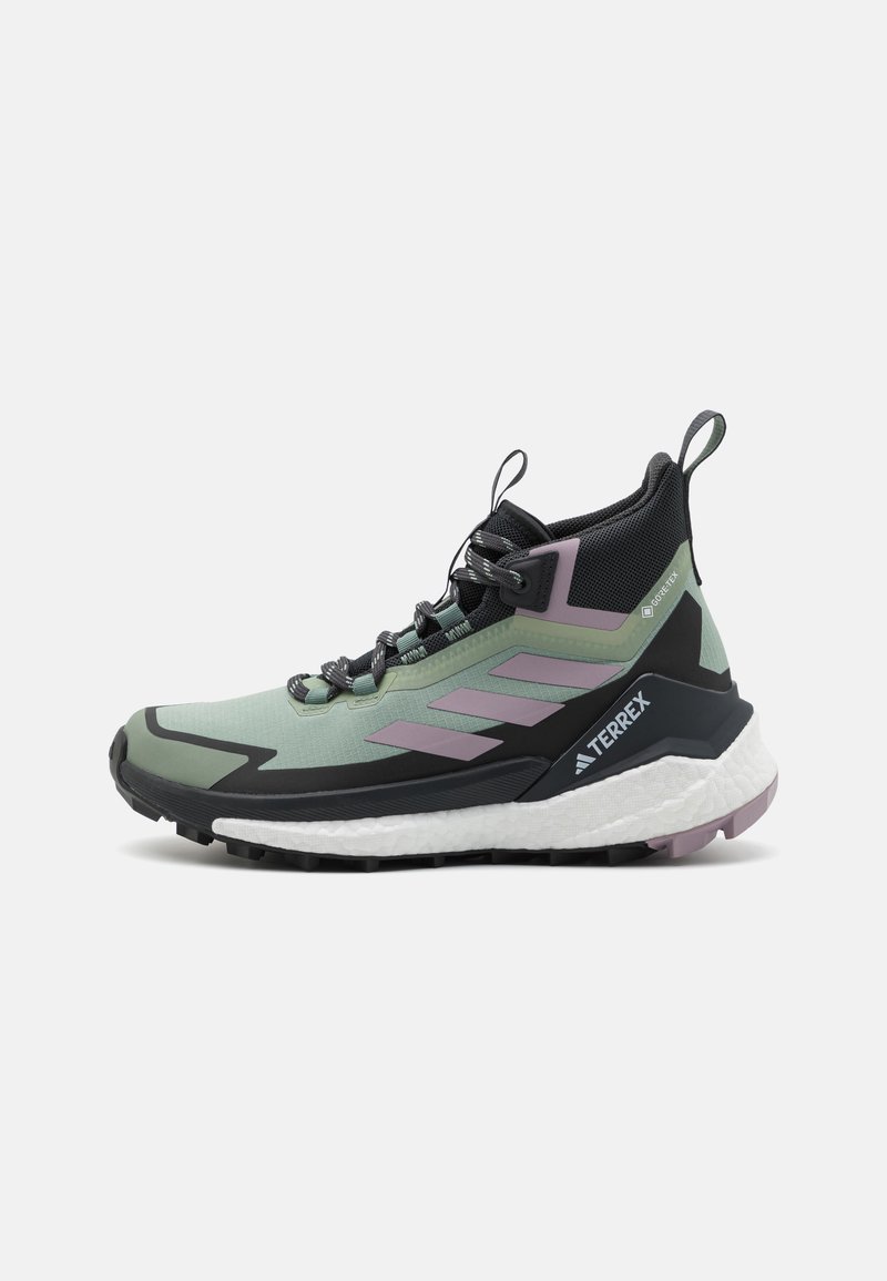 Adidas Terrex FREE HIKER 2.0 GORE-TEX® - Scarpa da hiking - silver green/preloved fig/carbon