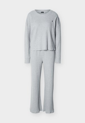 CREW NECK WIDE LEG  - Pizsama szett - heather grey