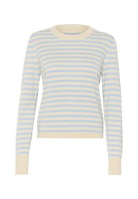 Unselected, soft chambray stripe