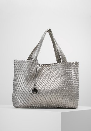 Shopping bag - silver-coloured