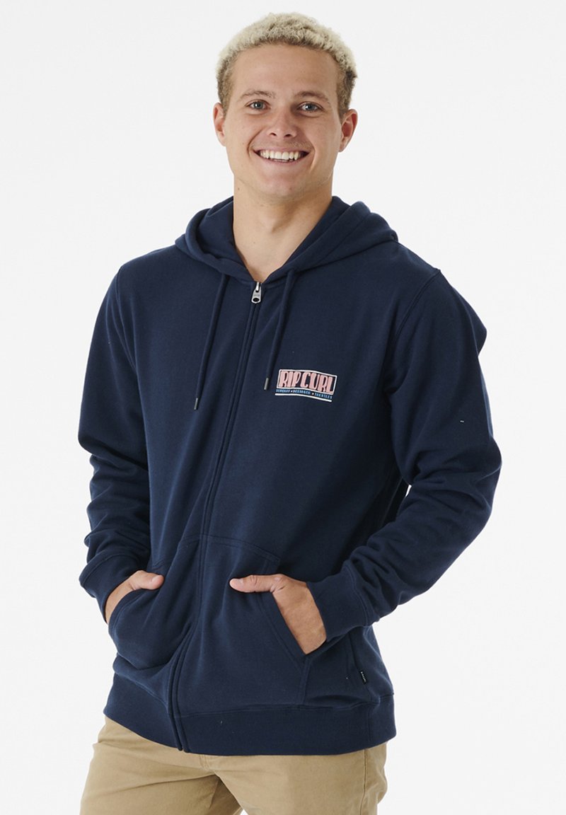 Sweat Bi-matière Bleu Marine Red Soul - Taille S - Style Marin - Neuf Avec étiquettes