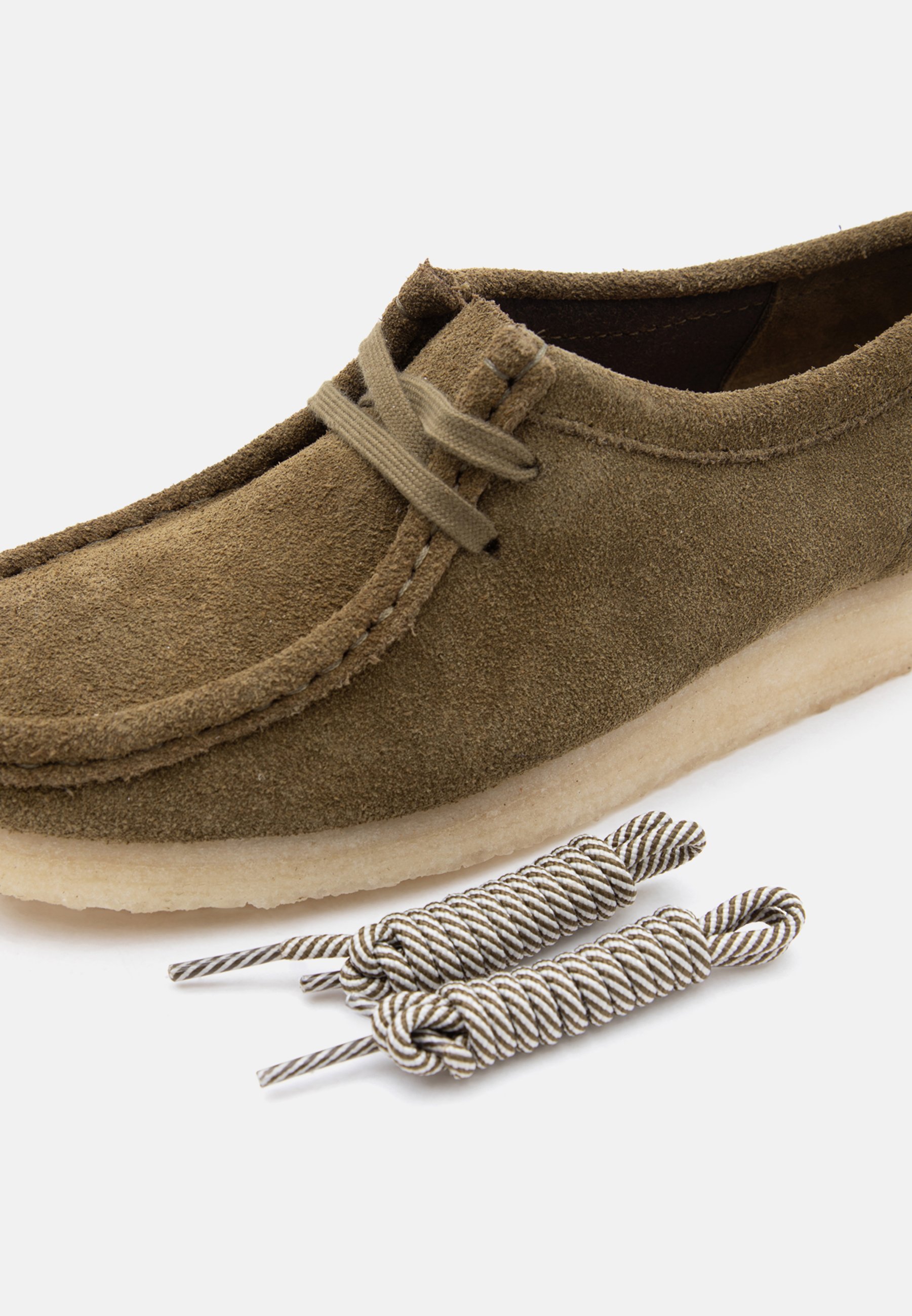 Clarks Originals WALLABEE - Pantofi casual cu șireturi - olive