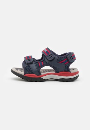 BOREALIS BOY - Walking sandals - navy/red