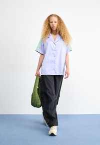 adidas Originals FASHION MONOGRAM BOWLING  - Button-down blouse - violet tone