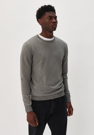 JONES - Pullover - medium grey melange