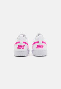 Nike Sportswear COURT BOROUGH LOW RECRAFT - Trainers - white/laser fuchsia