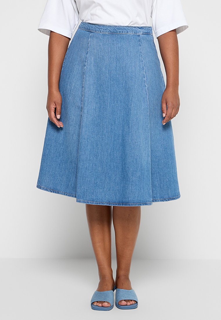 Tommy Hilfiger Jeansrok blauw denim/bluedenim Tommy Hilfiger Jeansrok blauw denim/bluedenim