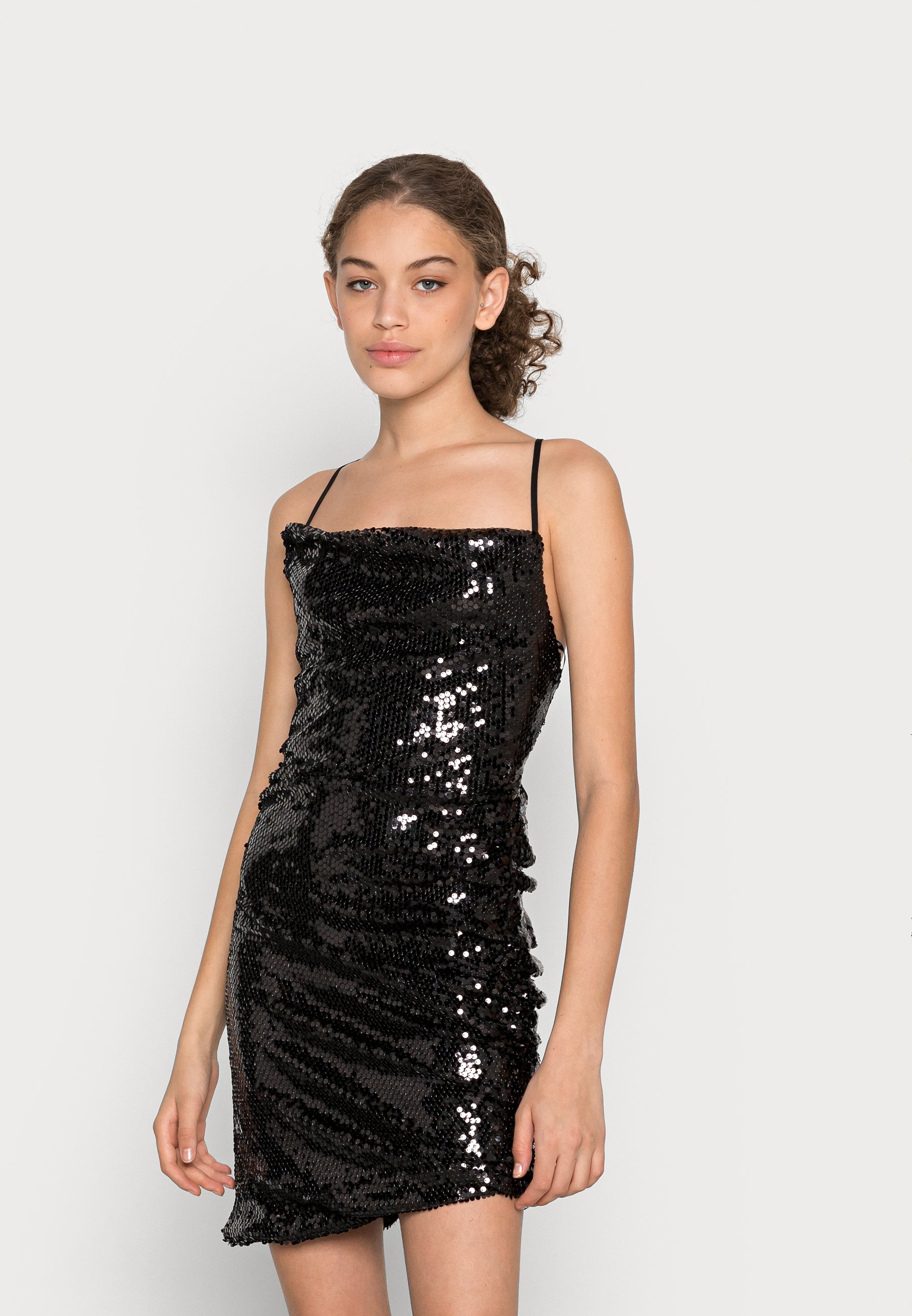 Missguided BACK RUCHED MINI DRESS 