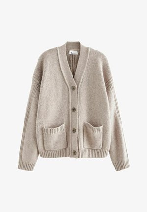 Next SOFT TOUCH POCKET FRONT BUTTON - REGULAR FIT - Adīta jaka - neutral