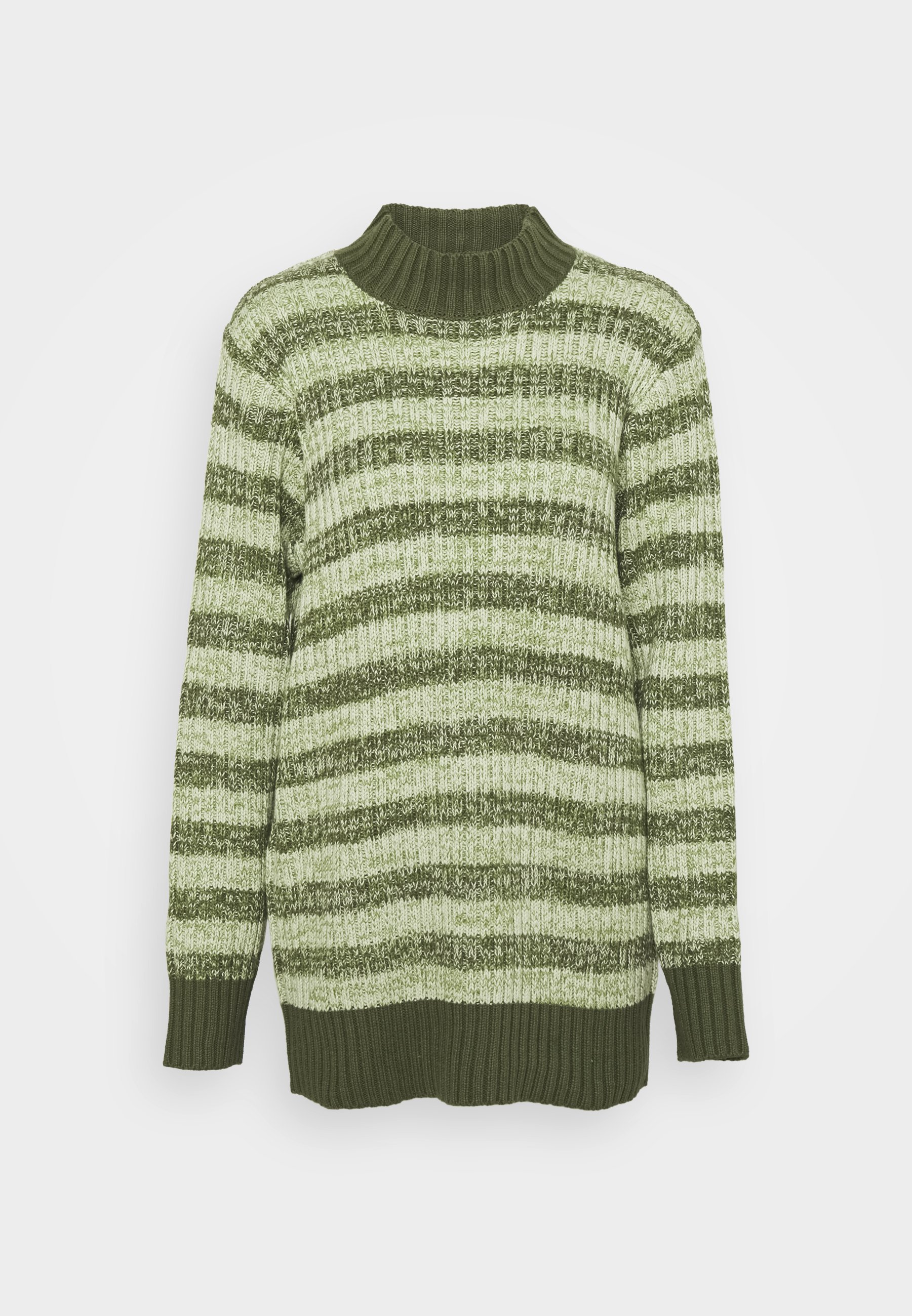 green oversized jumper
