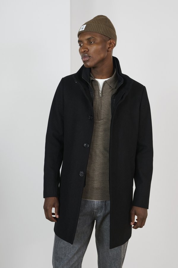 MAHARVEY MIDI INNER QUILETED PADDING - Klassischer Mantel