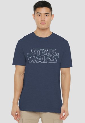 STARRY LOGO - Print T-shirt - dark blue