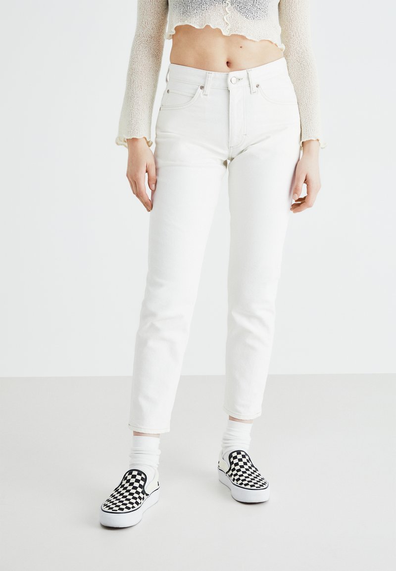 womens white lee rider jeans